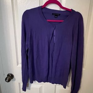 Banana Republic Purple Cardigan - Large